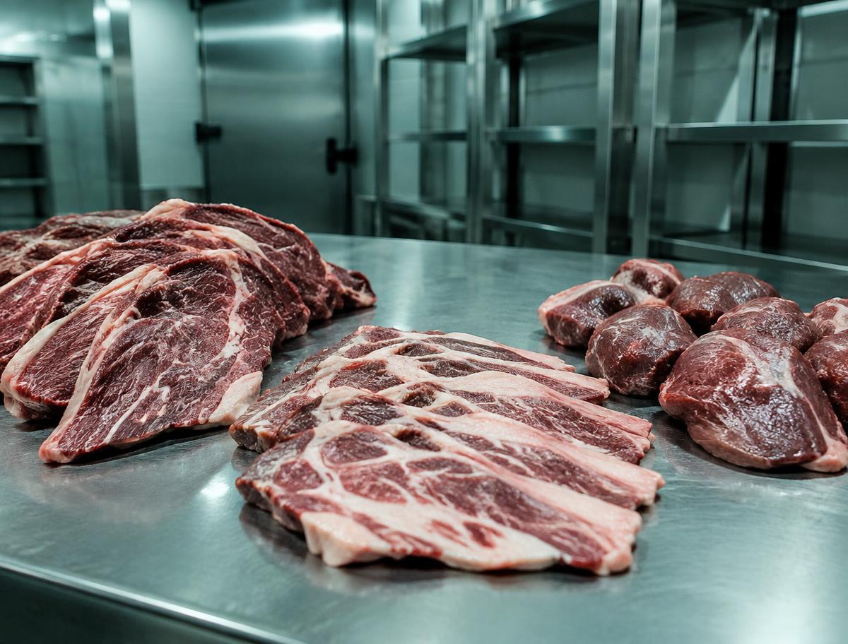 Selección profesional de cortes de ibérico